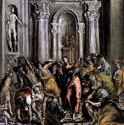 GRECO, El The Purification of the Temple after oil painting